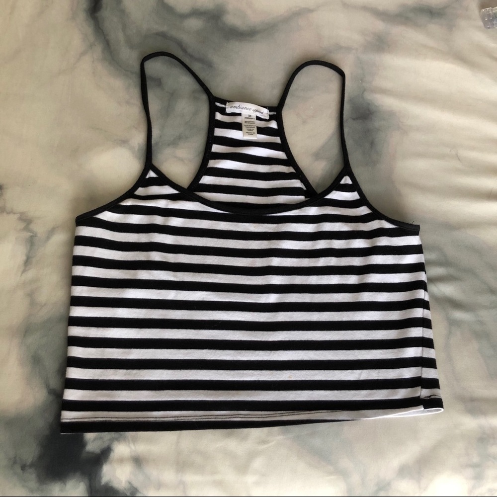 Striped Razorback Crop Top - Picture 5 of 6